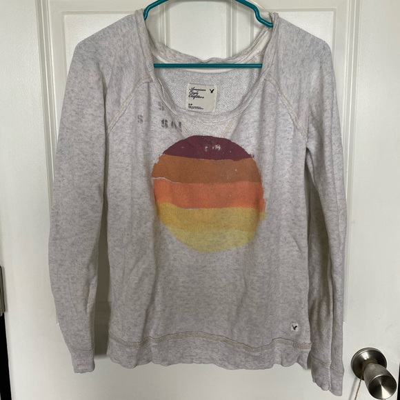 Light gray American Eagle sweater - Picture 1 of 2